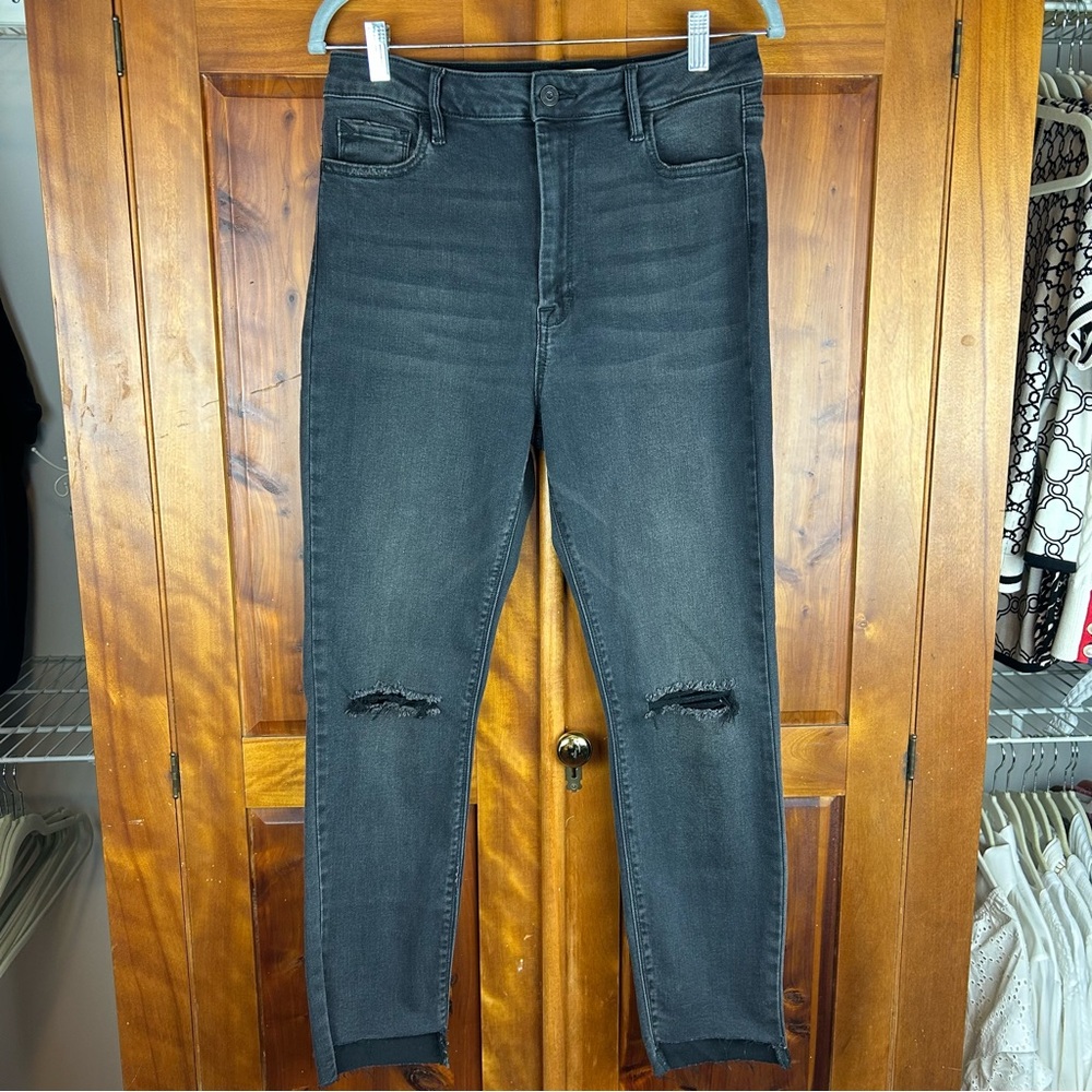 NEW HIDDEN Los Angeles High Rise Distressed Boho Comfy Ankle & Cropped Jeans